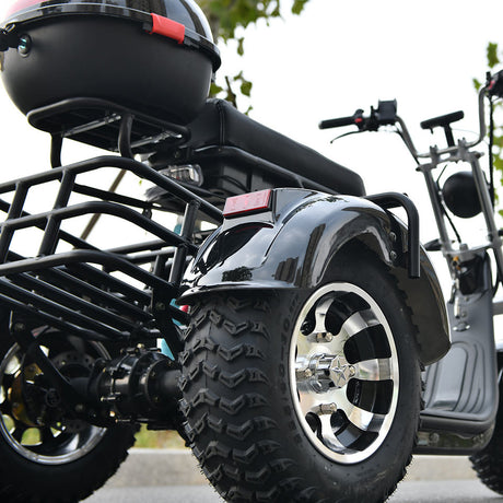 OEM ODM Custom Logo Available EHoodax 05WQ Electric Tricycle 18-Inch Fat Tire Closed Cargo Use 2000W Motor 30-50km/h 30-50km