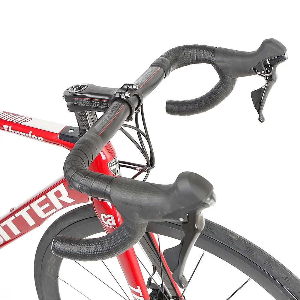 Hydraulic Disc Brake 700C aero Racing Twitter Road Bike Carbon Thunder