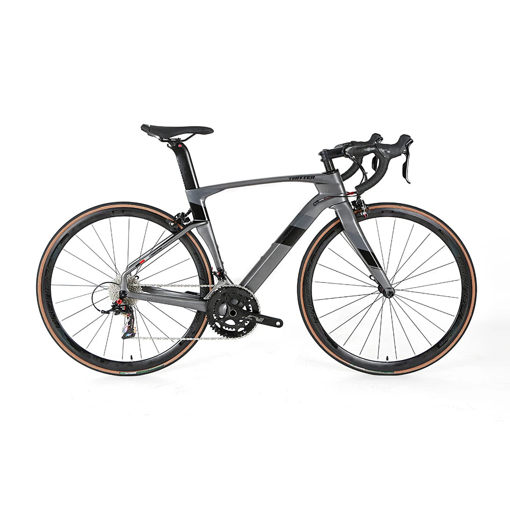 Twitter Roadbike 700c Complete Carbon Road Bike in Stock Cycle Carbon Fiber Road Racing Bike Speed 11