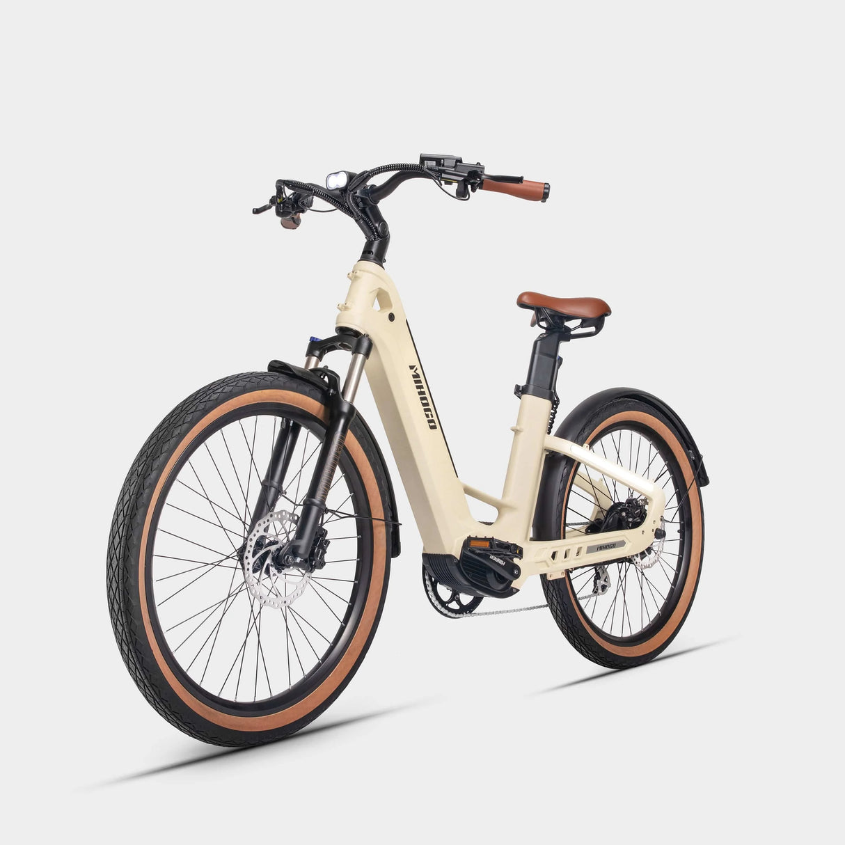 Air750 Max Double Battery Electric city bike 48V 9.6AH *2 Max Speed 25mph Gray Yellow Color Options