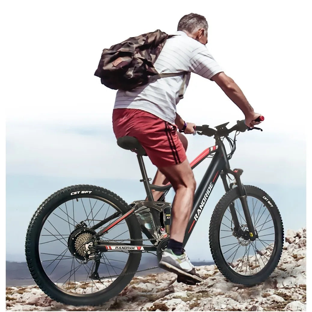 MTB 27,5-Zoll-Elektrofahrrad 1000W Mountain E-Bike Dirt Bike Voll federung Hoch geschwindigkeit für Erwachsene Polish Stock Read