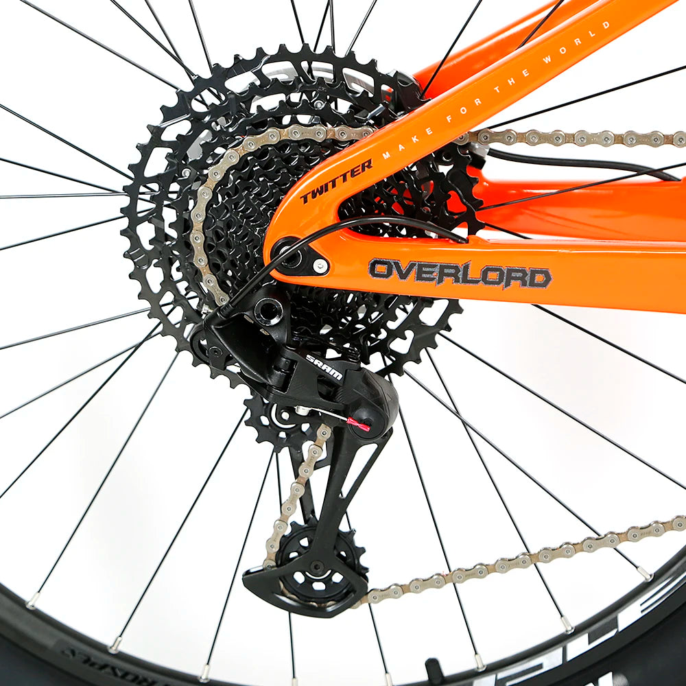Twitter Mountain Bike Full Suspension OVERLORD SX - 12S Speed Disc Brake Mtb Carbon Fiber Mountain Bicycle