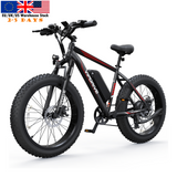 USA Stock 48V 13AH 500W 26 Inch Lithium Battery Fat Tire Mountain Electric Bicycle Multi Mode Long Range Sport Fast Ebike