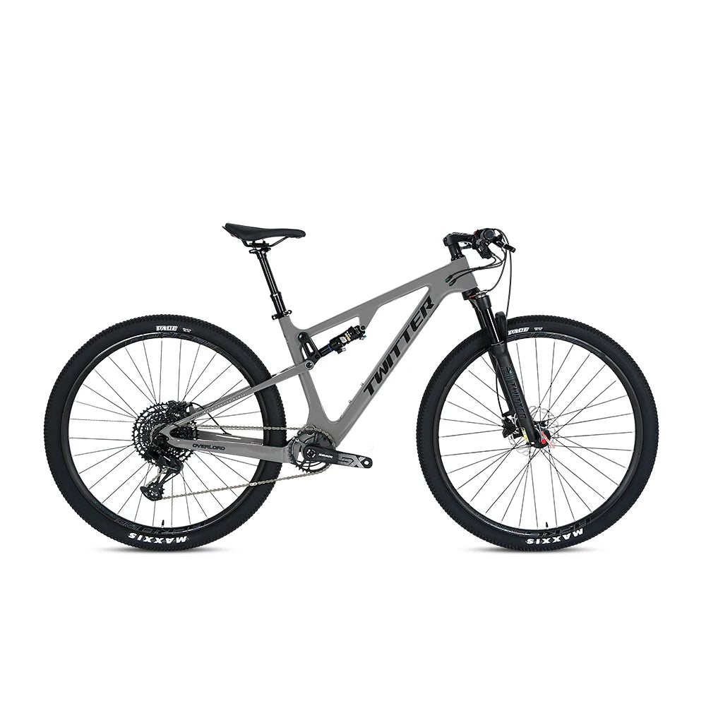 Twitter MTB Bike OVERLORD Mountain Bikes Full Suspension MTB Bicycle SX EAGLE-12speed Carbon Mountainbike 29 Inch