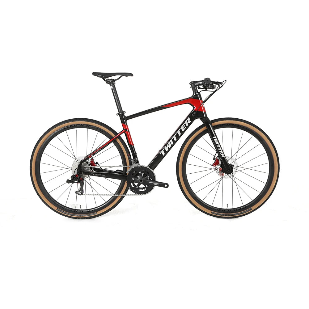 Twitter GRAVEL Bike Road Bike Carbon in Stock XC Bicycle Cycle Road Bike Matte Carbon Roadbike 700*40C Roadbikes