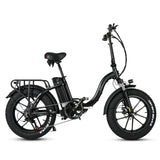 CMACEWHEEL Y20 Plus 48v Folding Electric City Bike with 20Ah Battery Smart Digital Type App Support Step through Fat Tire Ebike
