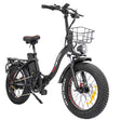 Drvetion CT20 Electric Folding Bike 48V 750W 10AH/15AH/20AH Battery Options 20*4.0inch Tyre MaxSpeed 25-55km/h Range 40-110km