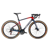 China Factory Witter Gravel Bike Carbon Road Bike 700*40C Tire Fatbike Bicycle 22speed Disc Brake Road Bike Carbon 2021 Hot Sale