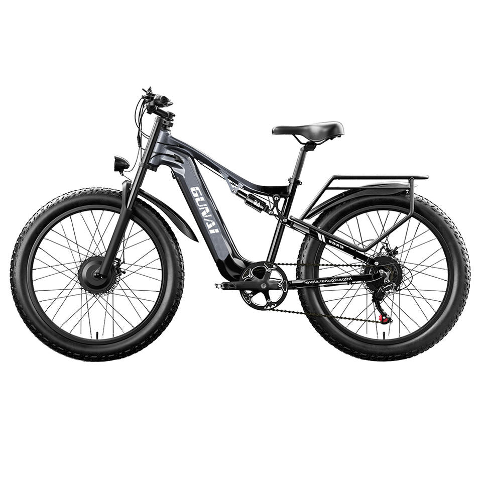 GUNAI GN68 Elektrofahrrad, 2*1000 Motor, 48 V 17,5 Ah Akku, 26 * 3,0-Zoll dicke Reifen, 50 km/h Max-Geschwindigkeit, 80 km Max-R