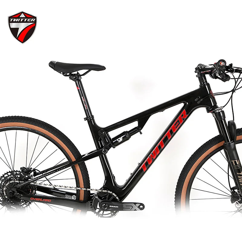 High Quality 27.5 & 29 Inch Carbon Full Suspension Downhill Mountain Bike with Disc Brake & Ordinary Pedal for Online Stores
