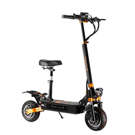 Cheevalry S10 Electric Scooter 52V33AH Dual Motor 1600W*2 10inch Tyre Max Speed 70km/h 110-130km Range Dual Suspension New