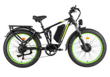 EU Stock FINDER 26 Dual Motors 1000W*2  Fat tire 26*4.0 52V 25AH battery Electric Mountain snow E-Bike
