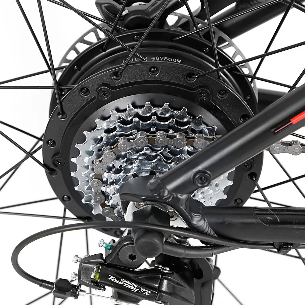TWITTER E300 Ebike Aluminium Electric Bike MTB Torque-48V500W13A Rear Hub Motor Electric Mountain Bicycle for Sale