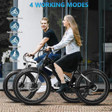 EU USA Stock 48V 15AH Fat Tire Electric Mountain Long Rang Bicycle 750W LCD Display Sport Ebike Wholesale for Adults