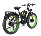 EU Stock FINDER 26 Dual Motors 1000W*2  Fat tire 26*4.0 52V 25AH battery Electric Mountain snow E-Bike