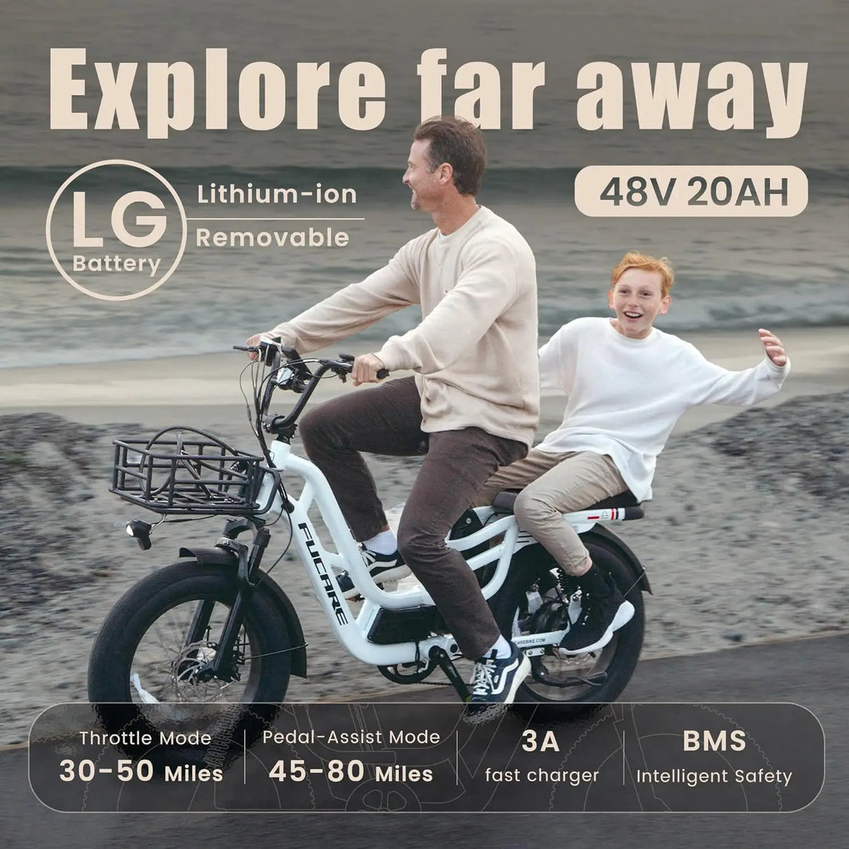 Wholesale 20-Inch Electric Bicycle Fat Tire Aluminum Alloy Frame Lithium Battery Hydraulic Brake System 7 Speed Step-Through E