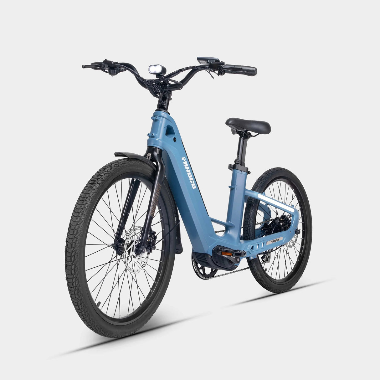 Air750 Max Double Battery Electric city bike 48V 9.6AH *2 Max Speed 25mph Gray Yellow Color Options