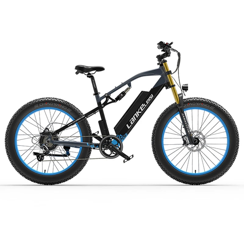 LANKELEISI RV700 Electric Smart Type Mountain Bike Central Motor EU Stock Free Fast Delivery Tube Battery Digital Smart Features