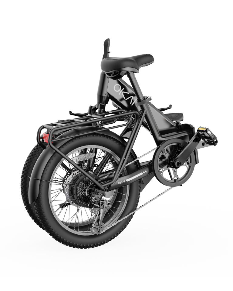 OKAI EBF10 Electric Folding Bike 250W 48V 10.4AH Tire Mini Style 36V MaxSpeed 25KM/h Range 95KM MaxLoading 120KG Dual Brake