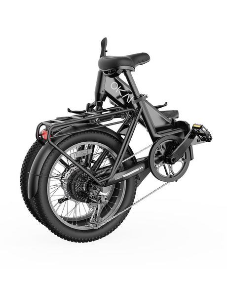 OKAI EBF10 Electric Folding Bike 250W 48V 10.4AH Tire Mini Style 36V MaxSpeed 25KM/h Range 95KM MaxLoading 120KG Dual Brake