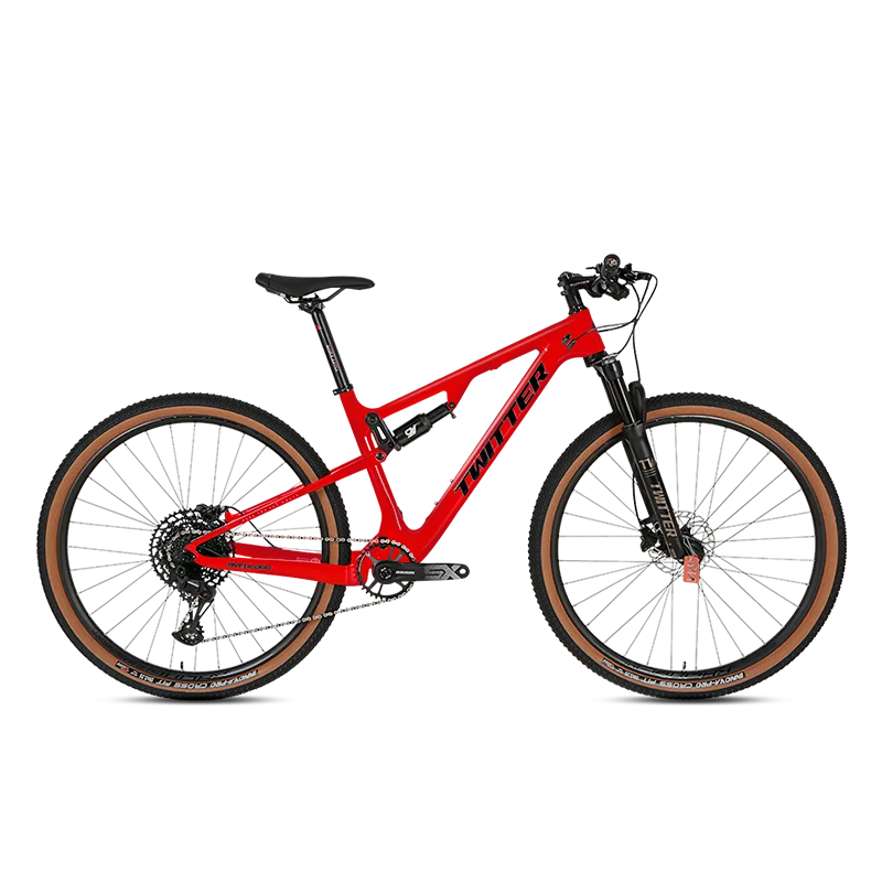 Twitter Suspension Carbon Mountain Bike for Sale OVERLORD 12speed  29inch Mountain Bike Full Suspension Bicycles Mountain Bike