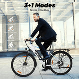 EU Stock S700-1 250W Electric Hybrid Bike 27.5 Inch High Speed 48V Lithium Battery Aluminum Alloy Frame Ebike Electric Bike