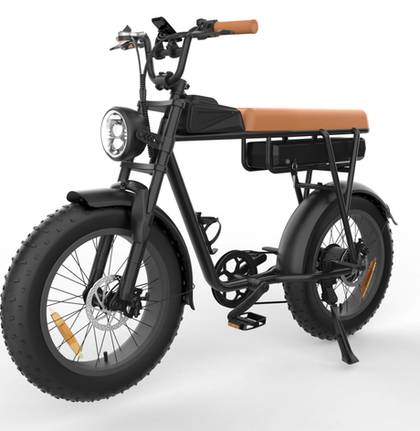 YAMALI FXH-006 Electric MT Bike 350/1000W Rear Hub 48V 18/20AH Battery 20*4.0 Fat Tyre 50km Range 40km/h MaxSpeed Dual Disc