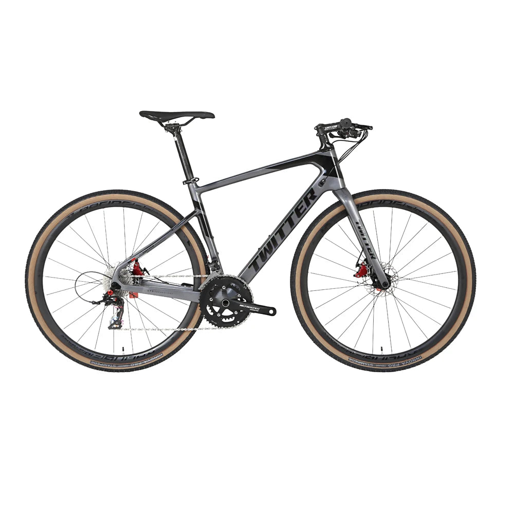 Twitter Gravel Bike RS 22speed Groupset Frame Carbon Gravel Bike Carbon Bicycles 2022 Chromoly Size 56 54 44