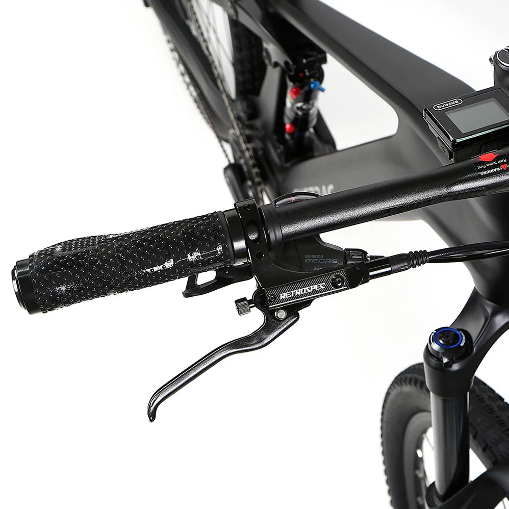 2025 New  E Ebike Full Suspension EM19 Electric Bicycle Bafang M820 Motor Tricycles Bike Adult Electric City Mountain Bike