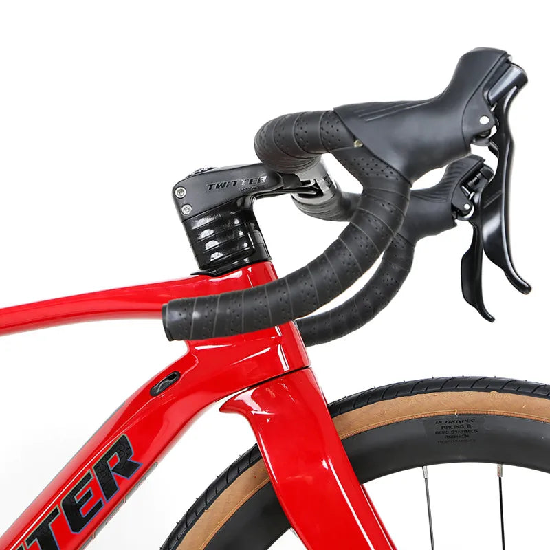 OEM Light 24 Inch  Carbon Fiber Kids Road Bike Small Bicycle with Disc Brake