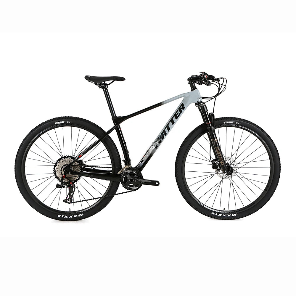 Twitter PREDATORpro Carbon Fiber Frame MTB Downhill Mountain Bikes Carbon M8100-2*12S Mountain Bike 29 Inch  Bicycle