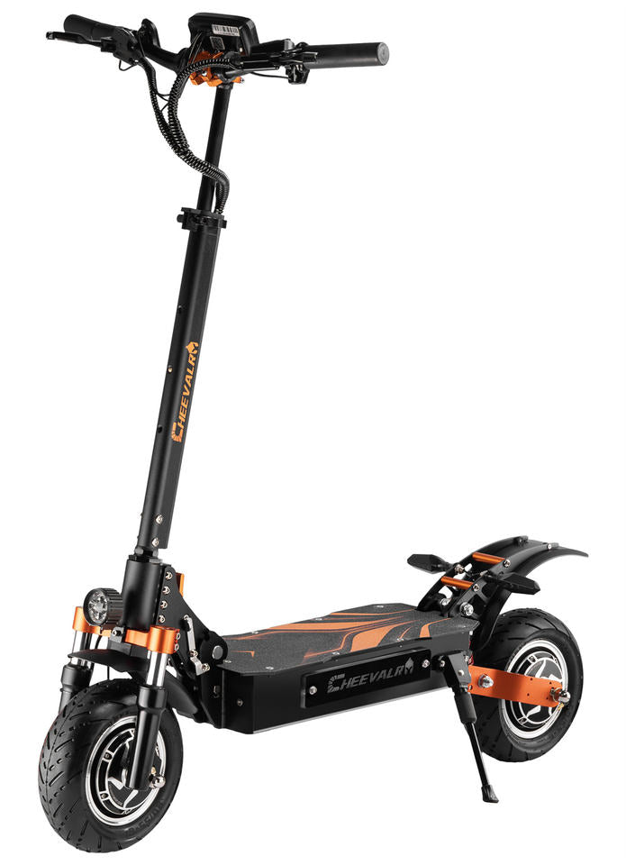 Cheevalry S10 Electric Scooter 52V33AH Dual Motor 1600W*2 10inch Tyre Max Speed 70km/h 110-130km Range Dual Suspension New