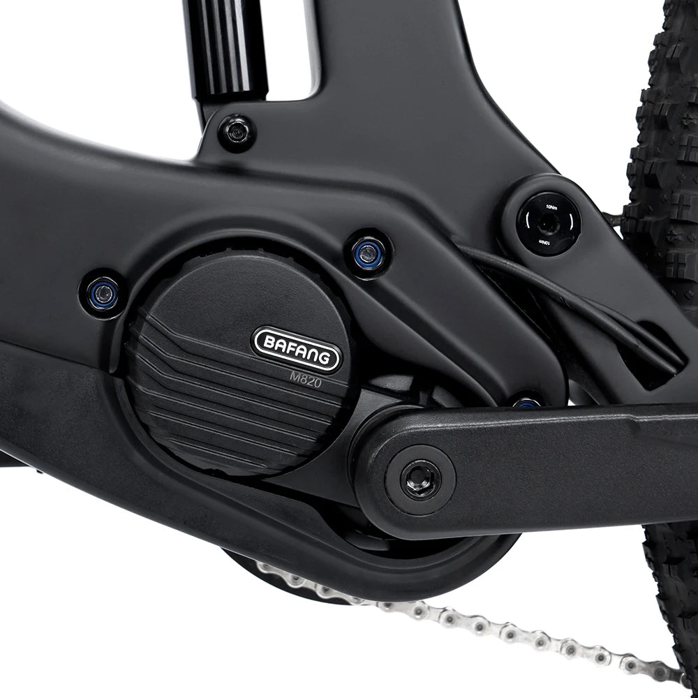 2025 New EM19 E Bike Mid Drive Ebike 12 Speed Carbon Fiber Electronic Mountain Bike Dual Suspension E-bike