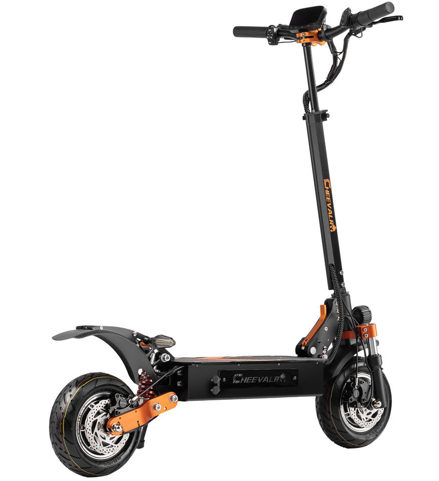 Cheevalry S10 Electric Scooter 52V33AH Dual Motor 1600W*2 10inch Tyre Max Speed 70km/h 110-130km Range Dual Suspension New