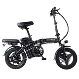 HONEY WHALE S6-S 14-Zoll-Elektrofahrrad 250W Motor 48V 10,4 Ah Batterie 25 km/h Vordere und mittlere Federung Dämpfung Doppels c