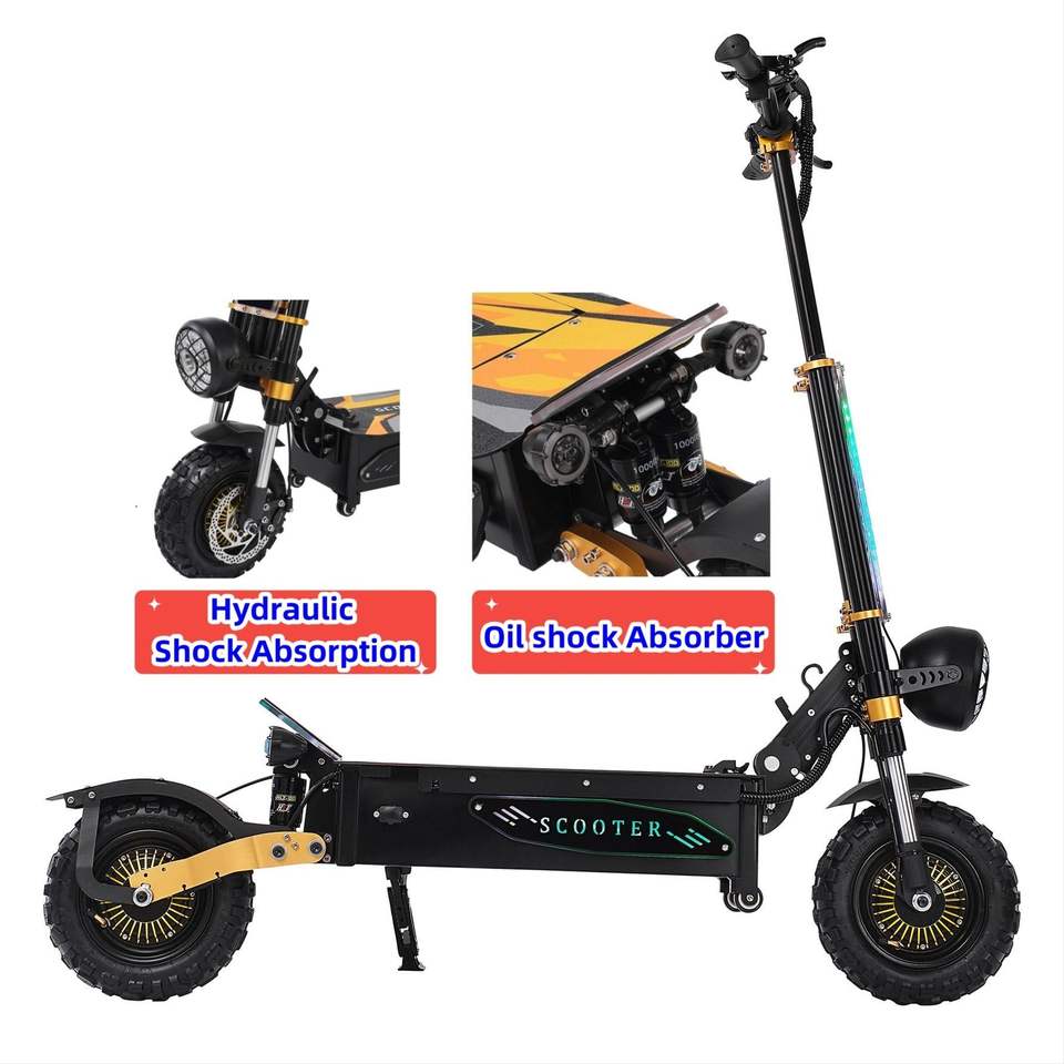 EU Warehouse 60V 40AH Heraus nehmbare Batterie Elektro roller mit Sitz 85KMH Trotinette-elektr ique 5600w 6000w e Roller