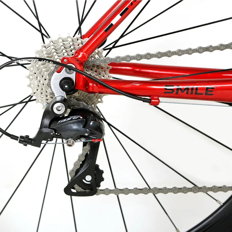 Road Bike Cycle Aluminum Alloy Frame  Racing SORA 18 Speed  700C  Road Bicycle for Men
