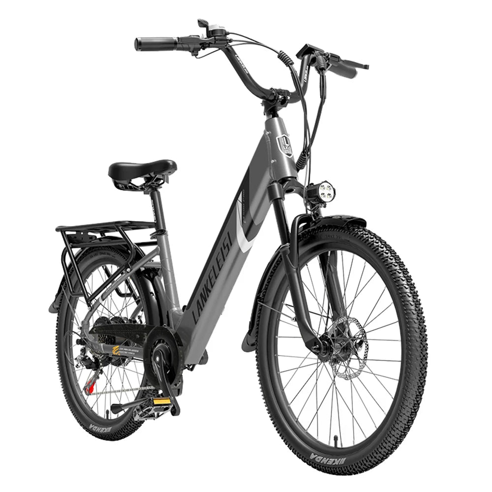 LANKELEISI ES500PRO Elektrofahrrad 500 W Motor 48 V 14.5 Ah Akku 24 Zoll Reifen 32 km/h Max-Geschwindigkeit Shimano 7 Geschwindi