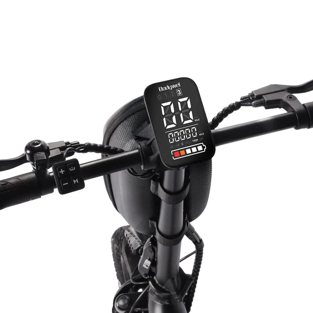 City Bodywel T16 PRO Mini Folding Electric Bike 250W 36V 7.8AH Upgrade Rear Shelf with Lithium Battery Power Supply