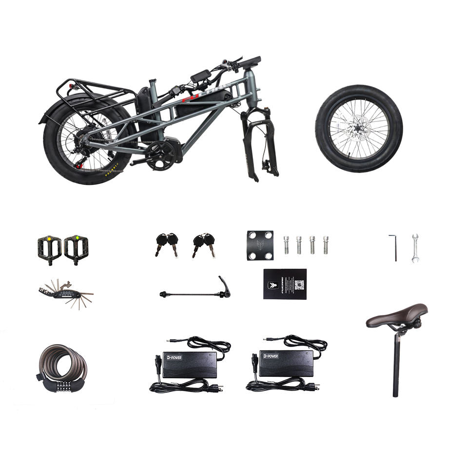 Electric Mountain Bike for Adult Men with 48V Battery and Front Suspension