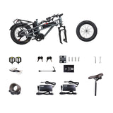 Electric Mountain Bike for Adult Men with 48V Battery and Front Suspension