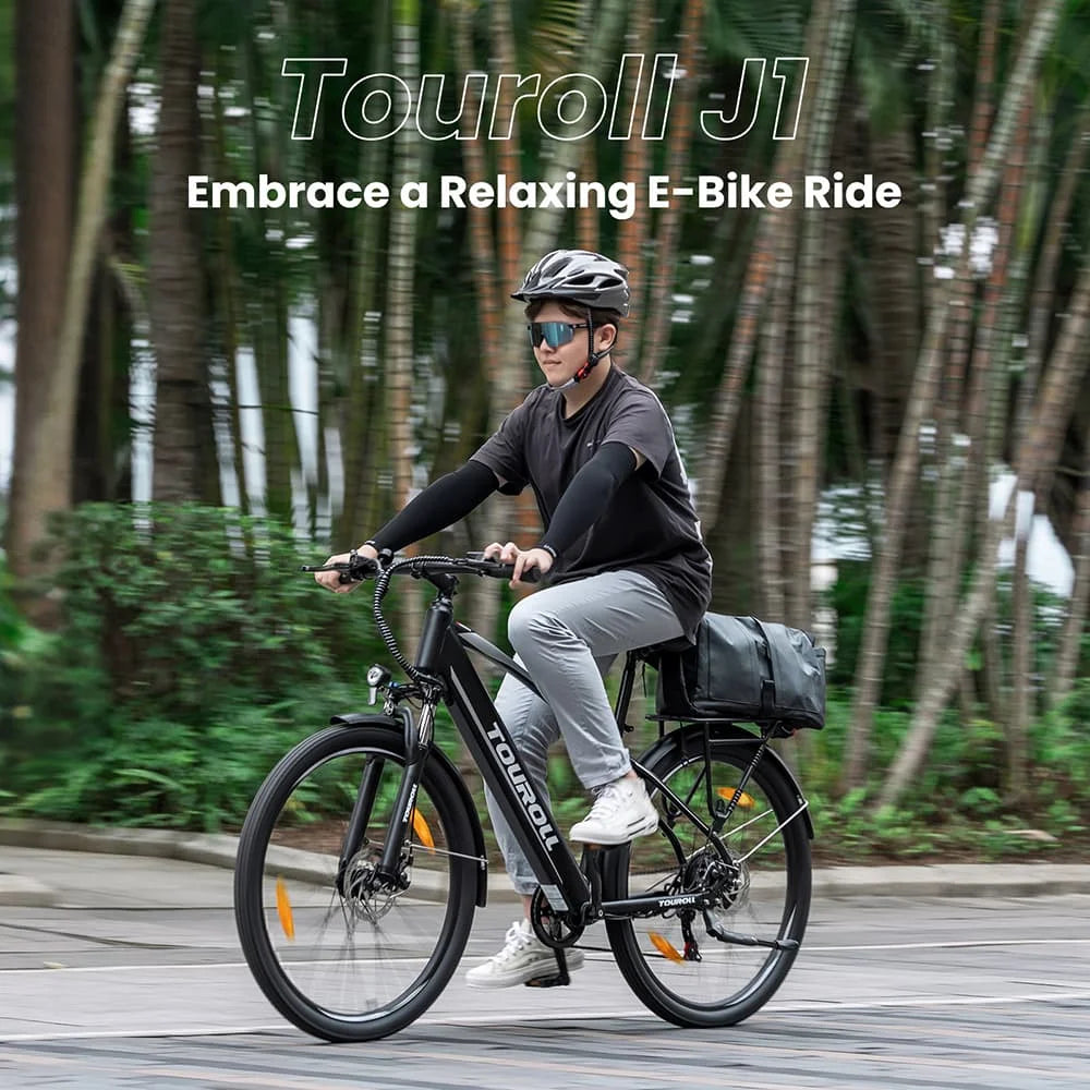 2025 Hotsale Mountainbike 250W 27,5 Zoll 15,6 Ah 250W 7-Gang Touroll J1 Elektro-Trekking rad mit 120kg Last