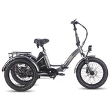 EU UK Warehouse FAFREES F20 Mate Electric Cargo Trike 180kg Capacity, 110KM Range, Folding Design