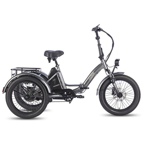 EU UK Warehouse FAFREES F20 Mate Electric Cargo Trike 180kg Capacity, 110KM Range, Folding Design
