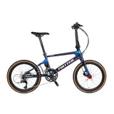 Twitter Bike F451  Foldable Bike Carbon Folding Bicycle Wheelset 20 Inch 22 Speed Carbon Folding Bike