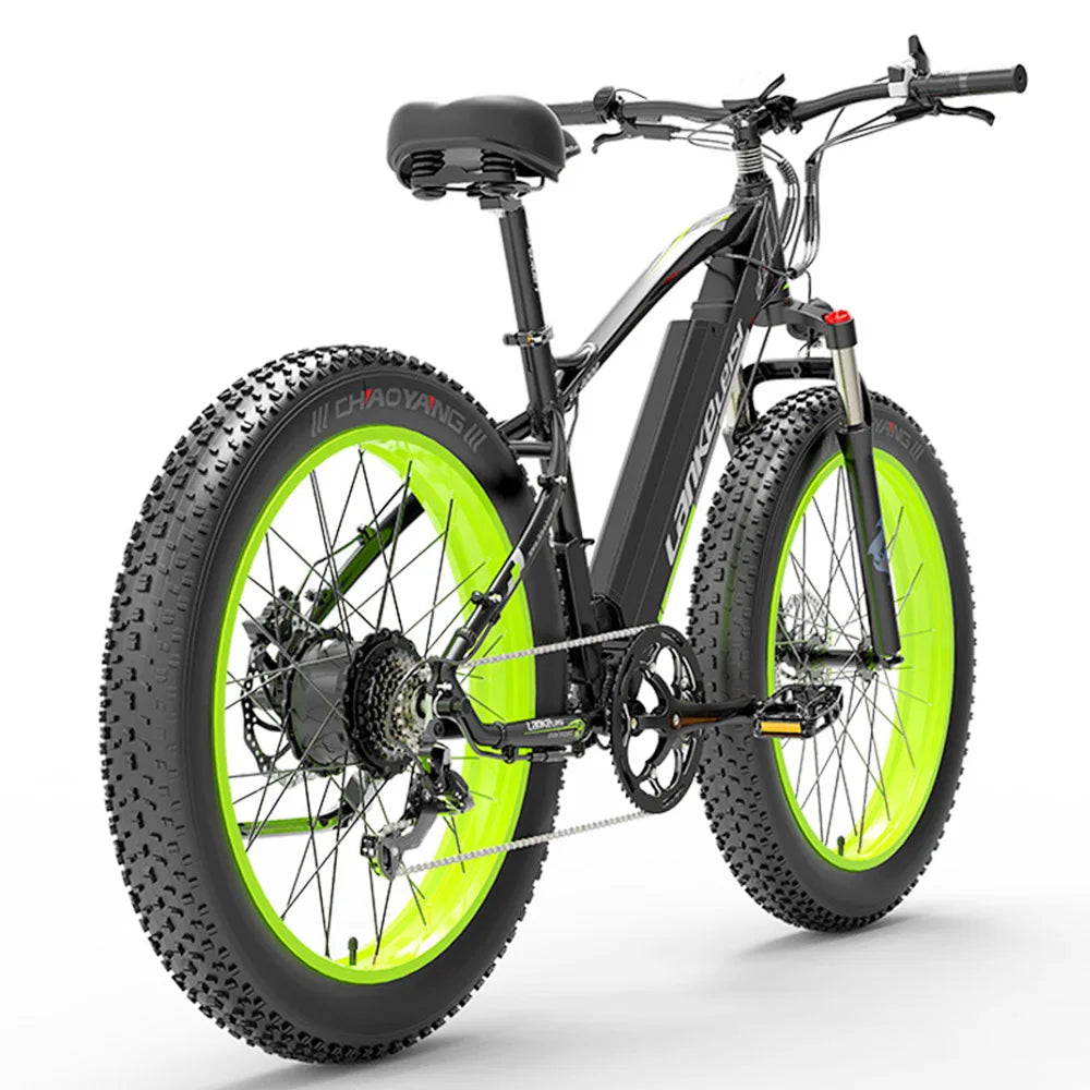 LANKELEISI XC4000 Elektrofahrrad 48 V 1000 W Motor 17,5 Ah Batterie 26 * 4,0 Dicke Reifen