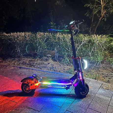 BOYUEDA S5-11 Electric Scooter 6000W Dual Motor 60V 38AH Large Battery 120KM Foldable Human Height Smart Digital Germany/Poland