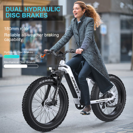 EU Warehouse Stock 750W BAFANG Brushless Motor Low Step Women Electric Snow Beach Mountain Bike 15AH 48V Integrated Adults Ebike