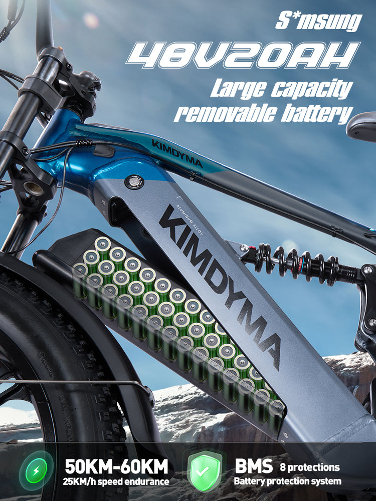KIMDYMA K03 | Fat Tires Electric Bike