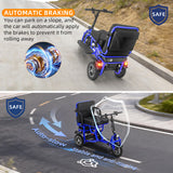 SJGOOD M2 BV FRT MB | Foldable 3-Wheel Mobility Scooter